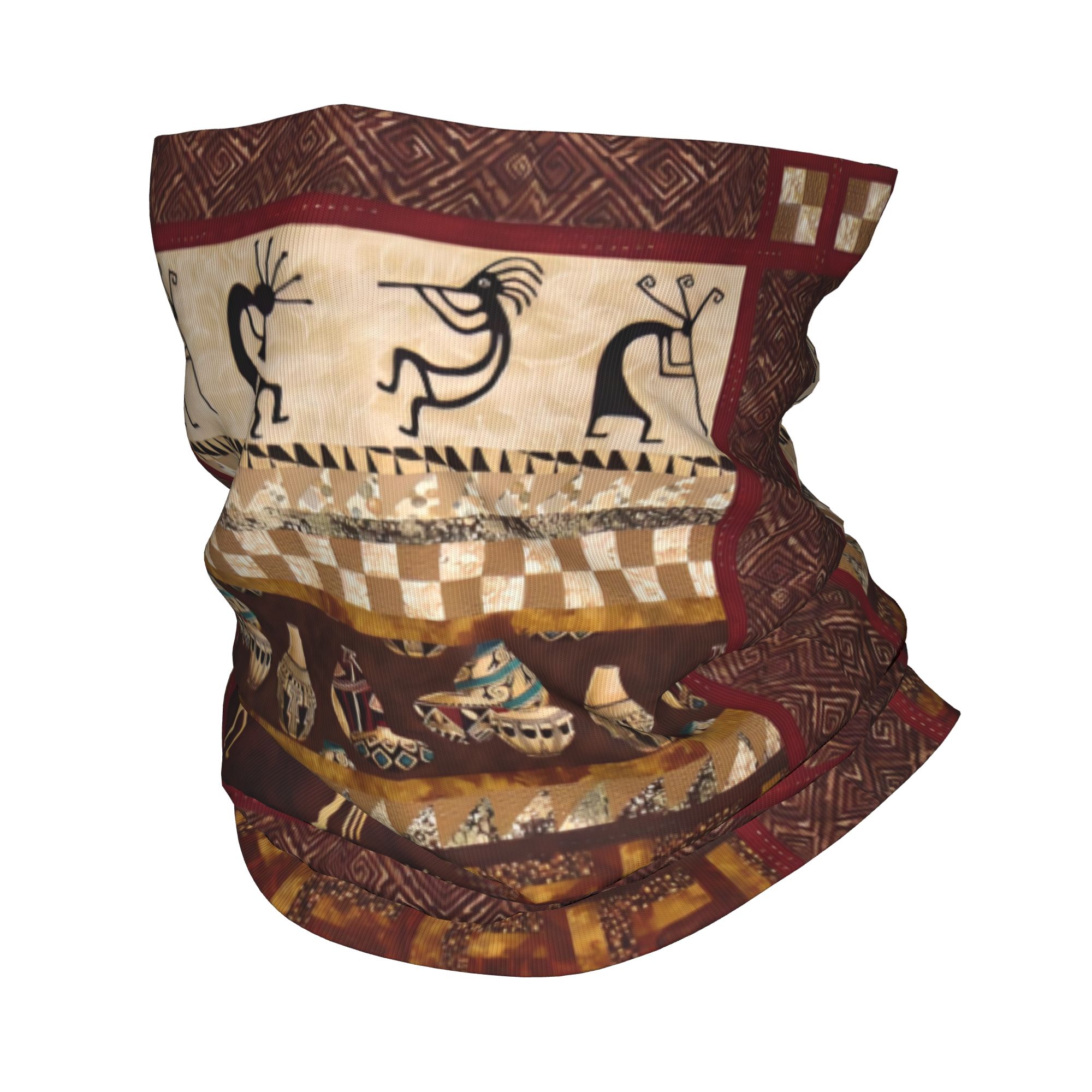 Ethnic Fashion Design - Kokopelli personnalisé hiver bandeau cou plus