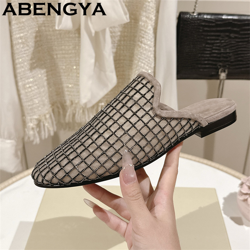 Ethnic Fashion Women - Mocassins plats à bout rond en