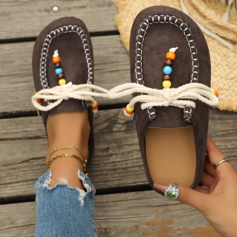 Ethnic Modern Fashion - Mocassins à enfiler pour femmes 2026,
