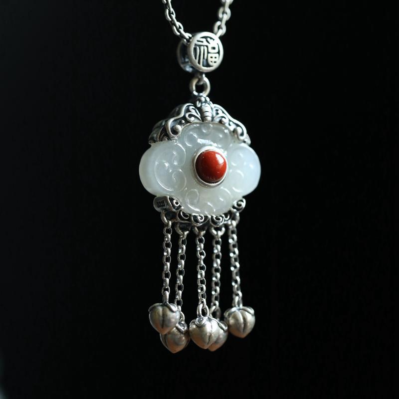 Collier de clavicule en jade h - Ethnic Fashion Design avis et prix