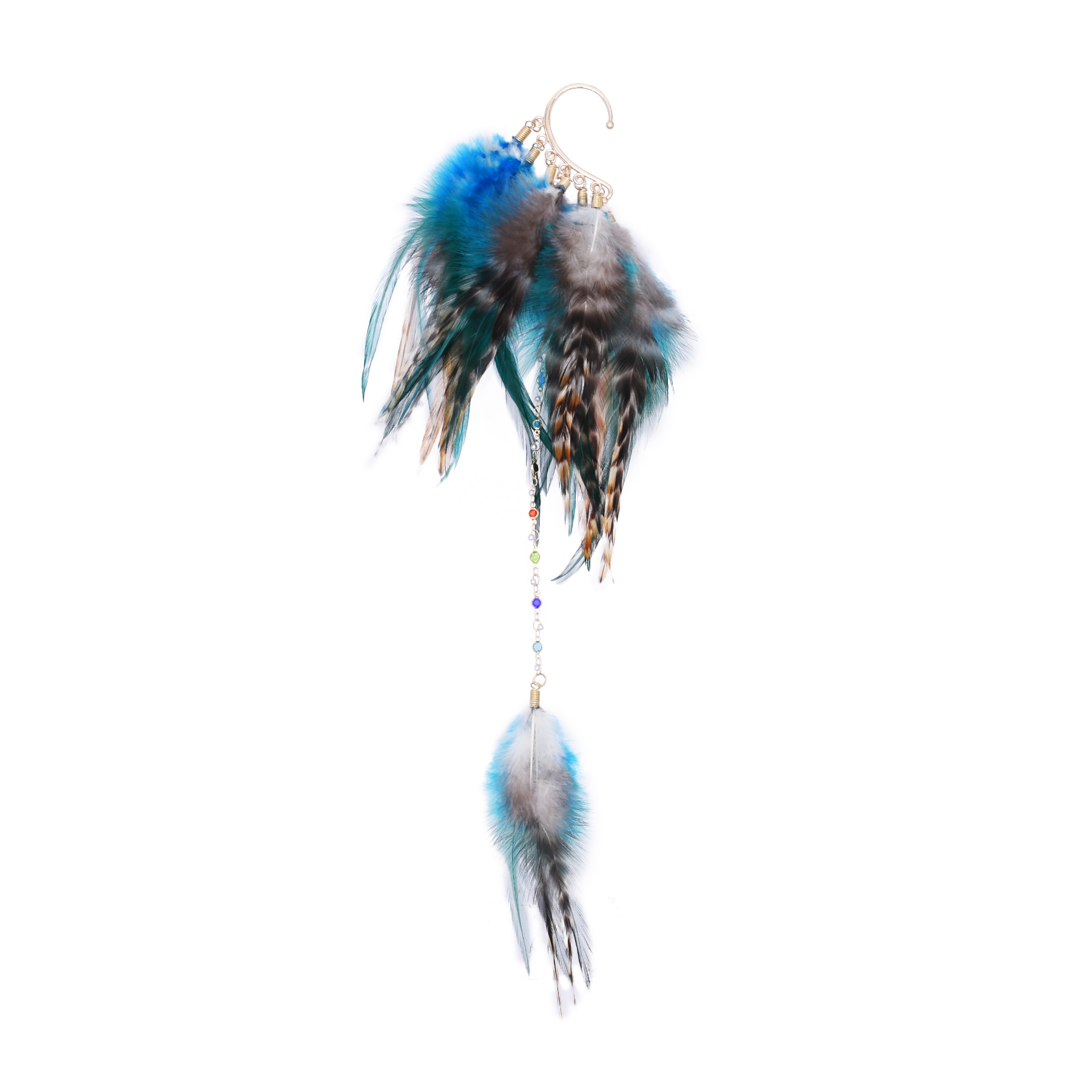 Boucles d'oreilles en plumes d - Ethnic Fashion India avis et prix