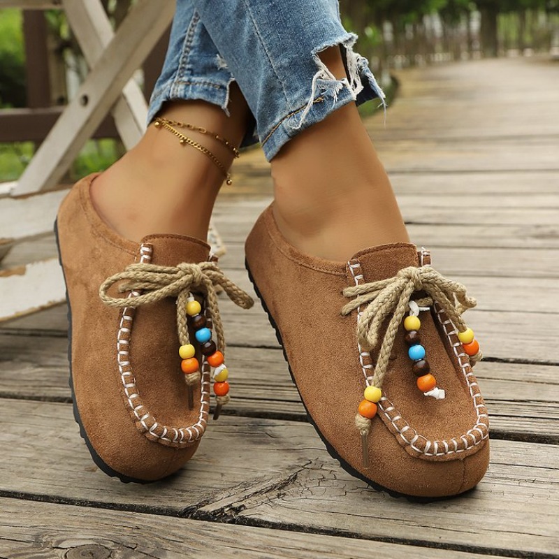 Mocassins à enfiler pour femme - Ethnic Modern Fashion avis et prix