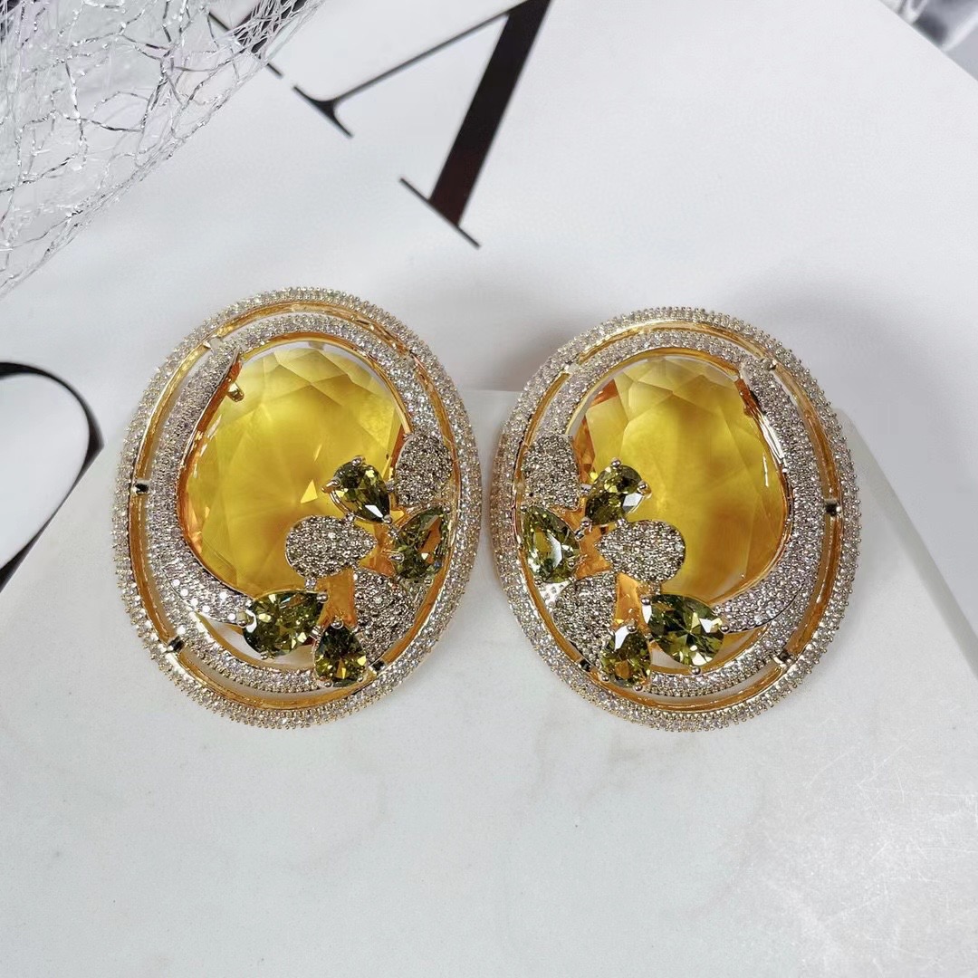 GENYU-Boucles d'oreilles à tig - Ethnic Fashion India avis et prix