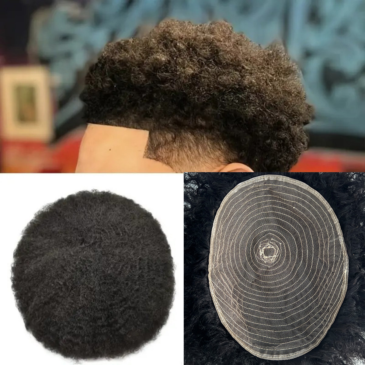 Toupet de cheveux de style afr - Ethnic Fashion India avis et prix