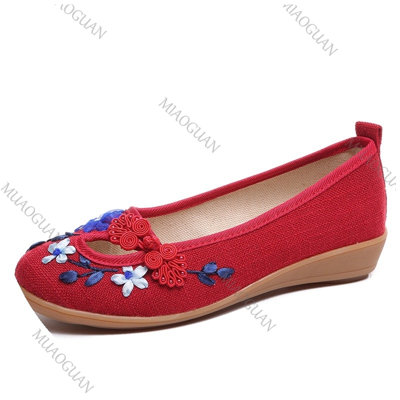 Chaussures compensées brodées  - Ethnic Fashion Women avis et prix