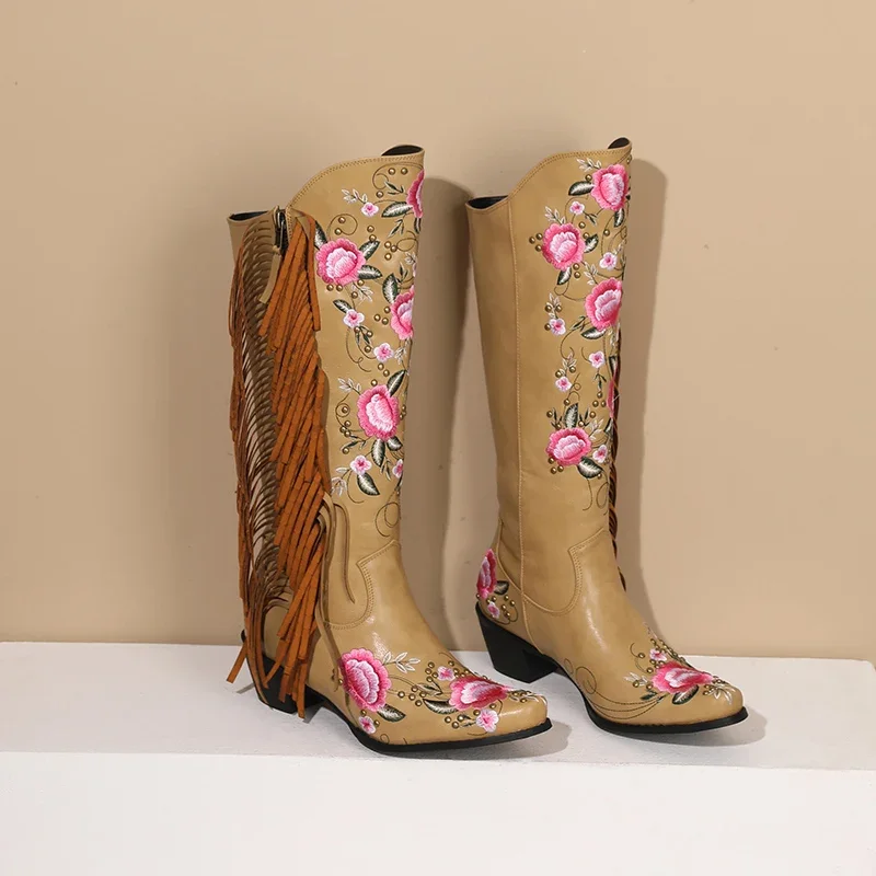 Mode broderie fleur Western ge - Ethnic Fashion Women avis et prix