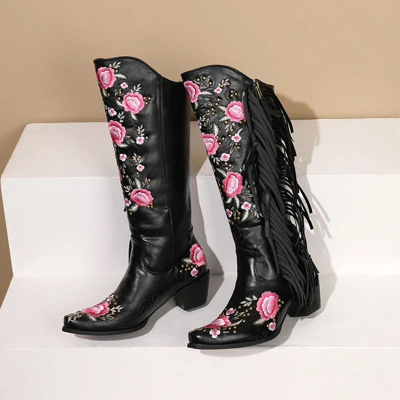 Mode broderie fleur Western ge - Ethnic Fashion Women avis et prix